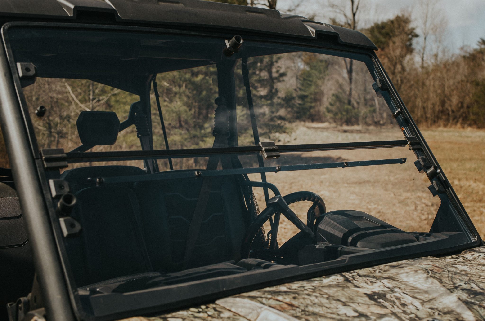 CanAm Defender FoldDown Windshield RAD Accessories