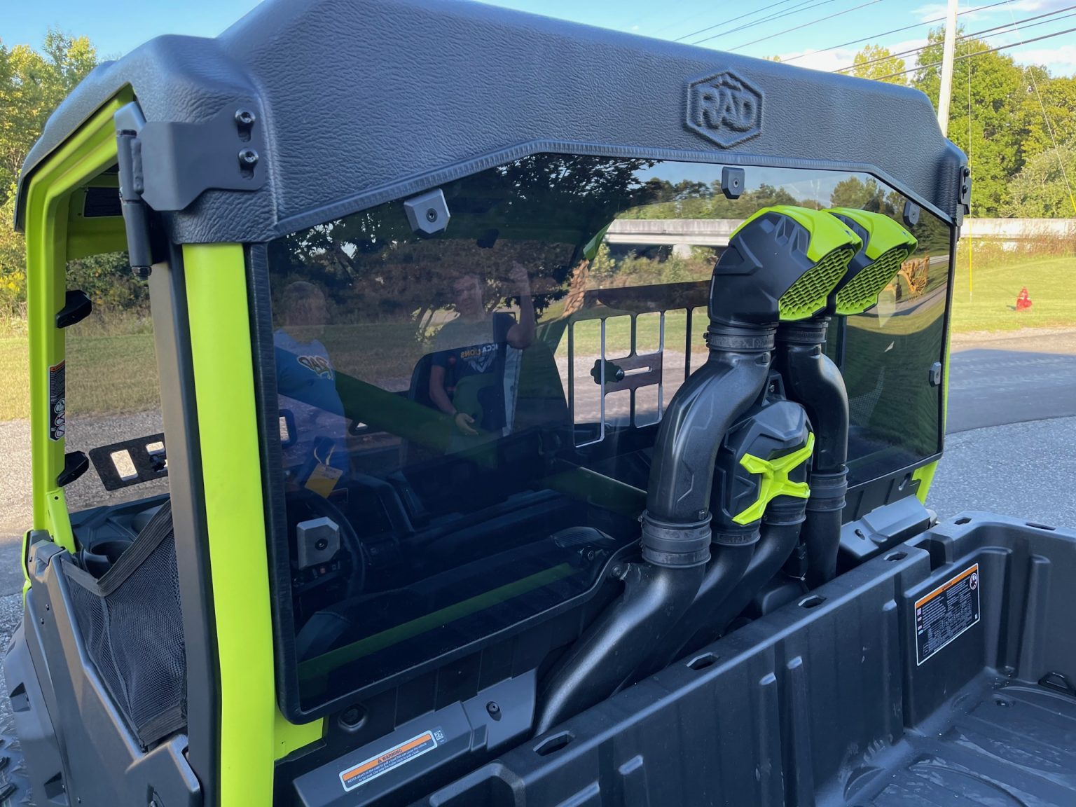 Defender XMR Rear Panel Vented & Tinted •Fits 2016Up HD8 •2017Up HD5