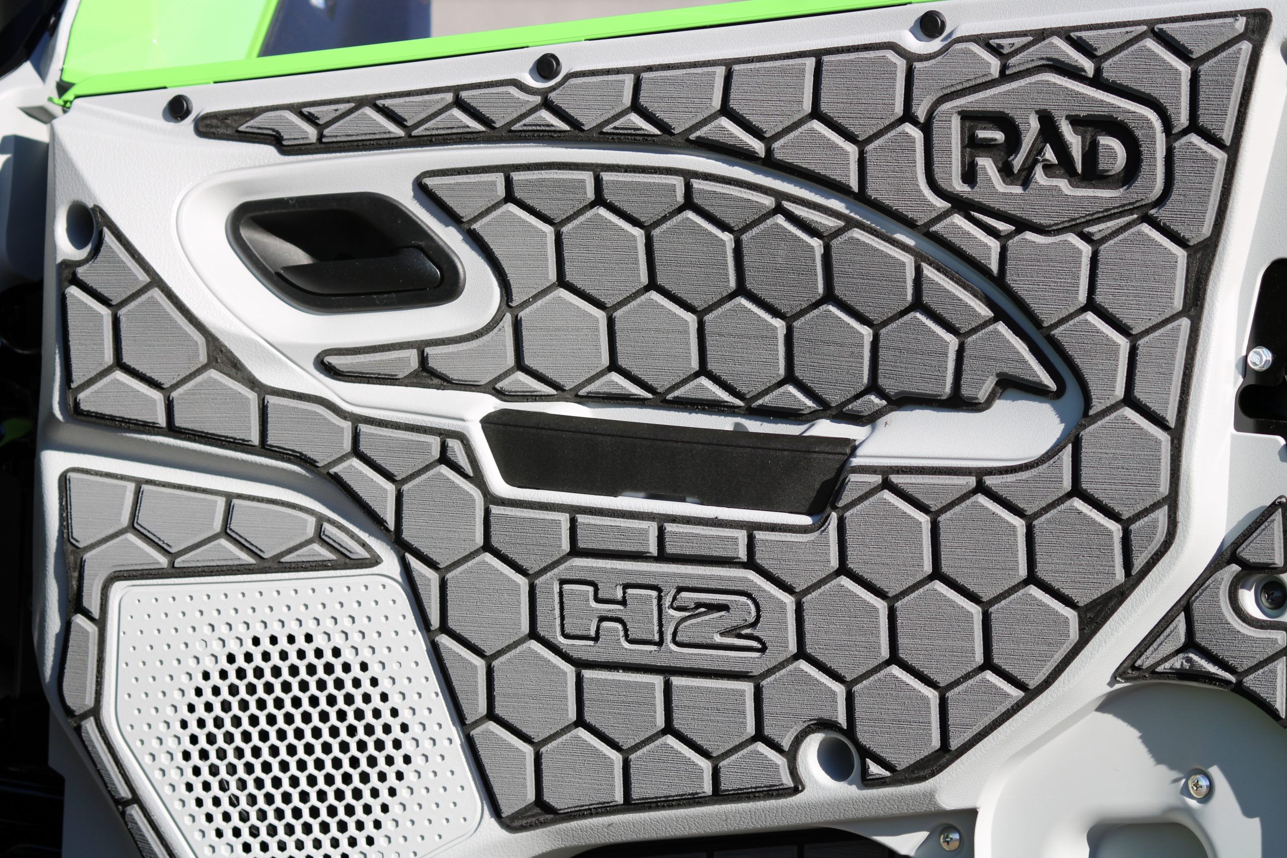 Kawasaki Teryx H2 '25 Door Panel Kit Medium Gray/Black