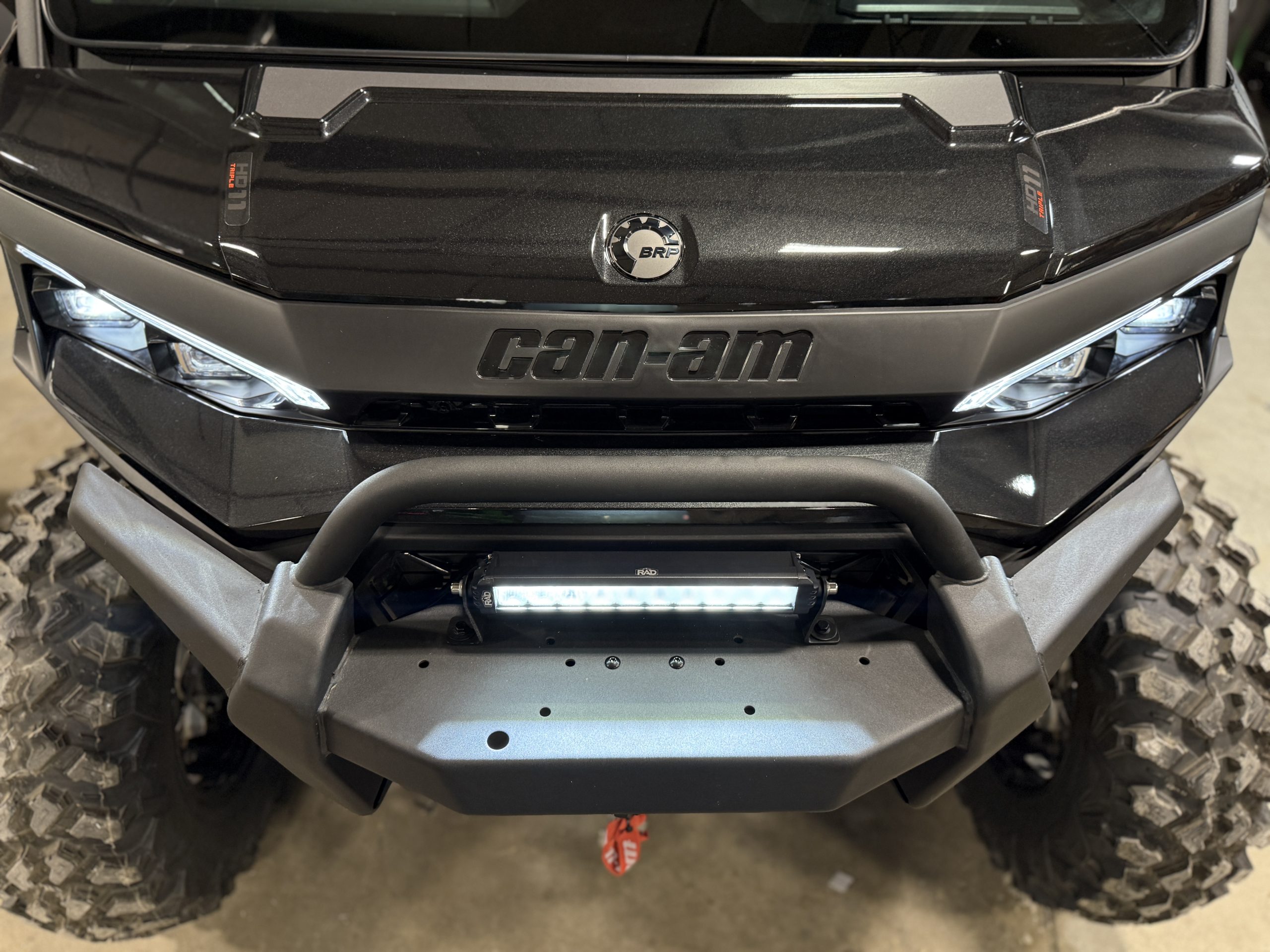 2026 Can Am Defender XD11 12" LED Bumper Mount Kit Fits XT / LIMITED / LONESTAR