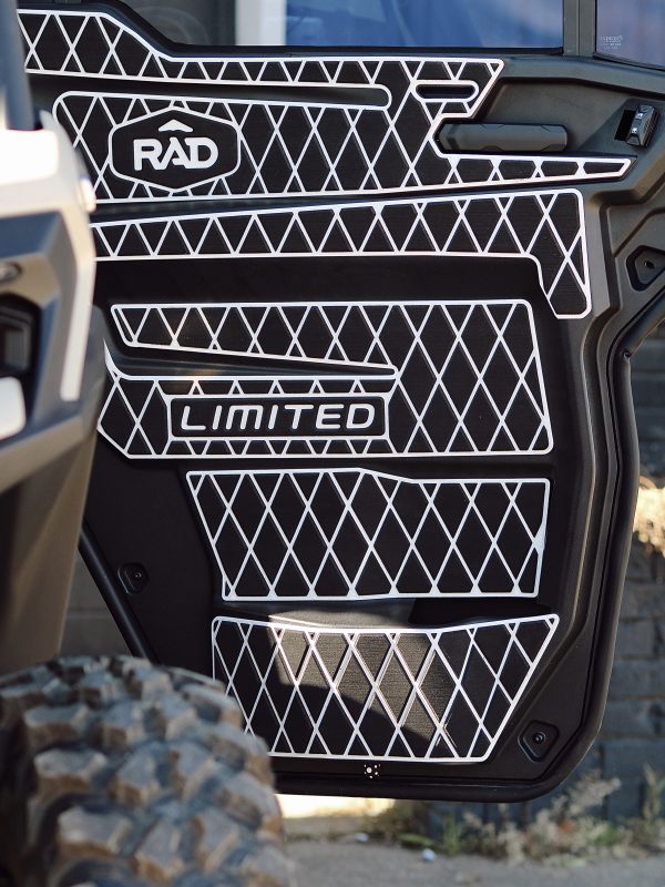 Can-Am Defender HD11 Limited '26 4 Seater EVA Door Panels- Black/White