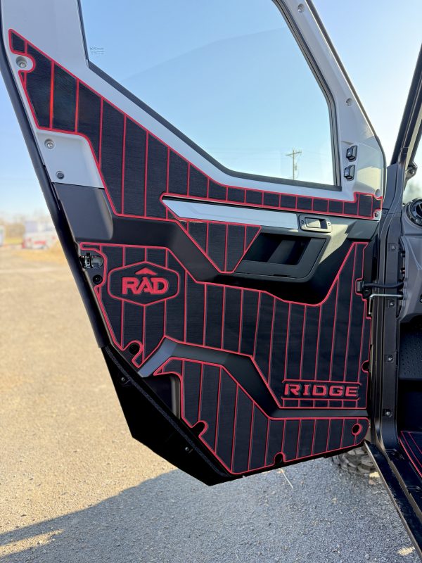 Kawasaki Ridge 2 Door 24-Up Door Panel Kit- Black/Red