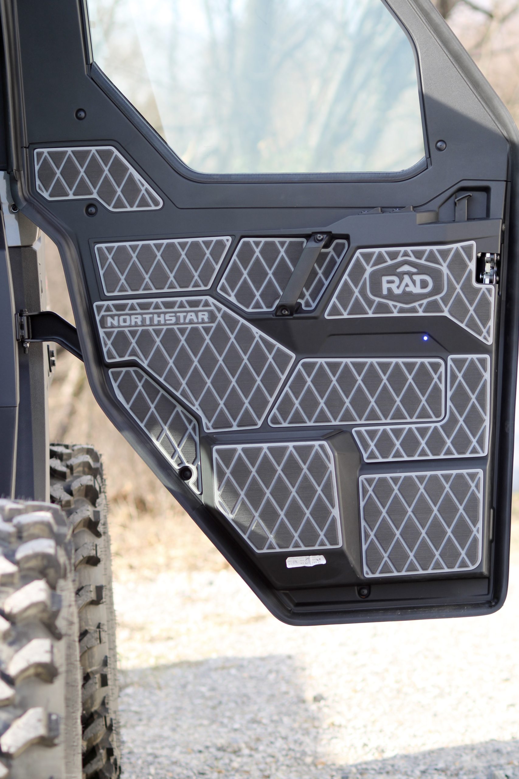 Polaris Ranger XP 1000 Northstar 19-Up 2 Door Panel Kit-Dark Grey/ Light Grey - Image 2