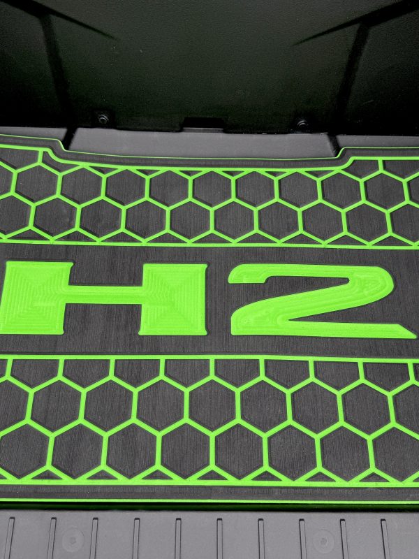 Kawasaki Teryx H2 '26 Bed Mat- Black/Island Green